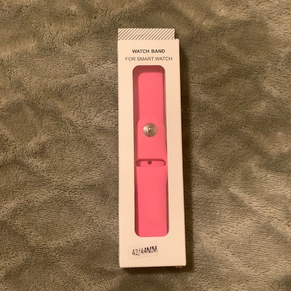 Pink Smart Watch Band size length- medium/large size 42/44